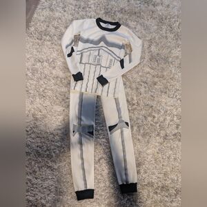 Hannah Anderson Star Wars Stormtrooper Pajama Set - Black and White